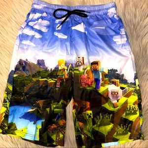 🔥👀🔥Minecraft Boys Swimtrunks NEW!